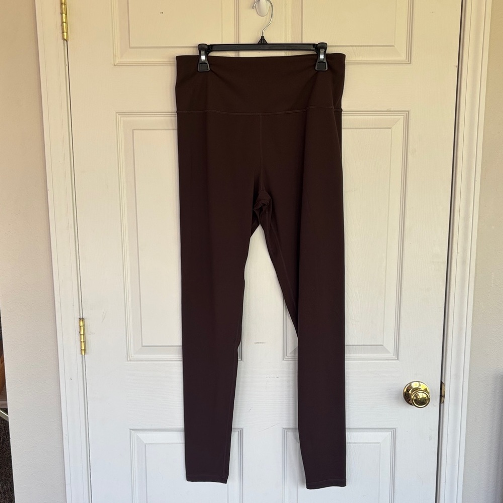 High-Waist Brown Leggings for Women